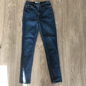 Dark blue high waisted jeans size 3 $15